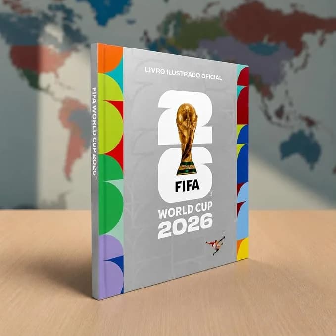Álbum Copa Do Mundo Fifa 2026 - Capa dura - PRATA