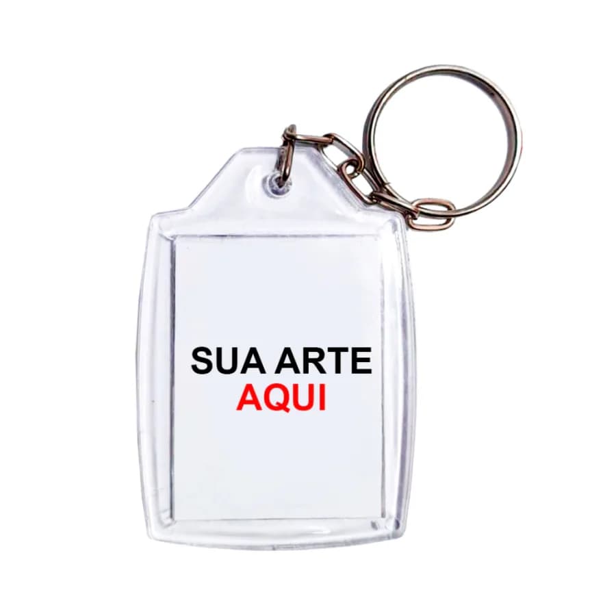 Chaveiro em acrílico - Frente