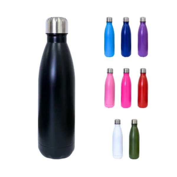 Garrafa de Inox Lisa - Cola - 500ml - Térmica