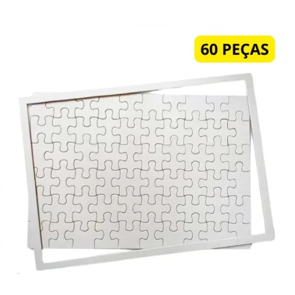 Quebra Cabeça - Cartonado - A4 - 60pcs